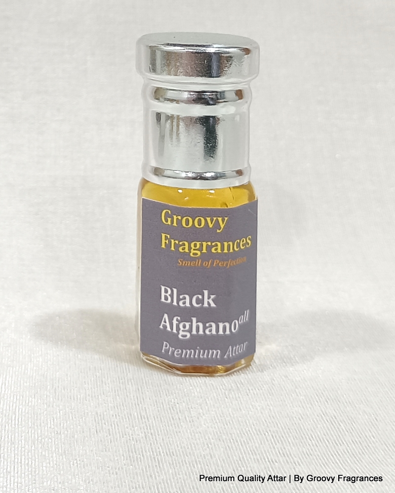 Groovy Fragrances Black Afghano Long Lasting Perfume Roll-On Attar | Unisex | Alcohol Free by Groovy Fragrances - 3ML