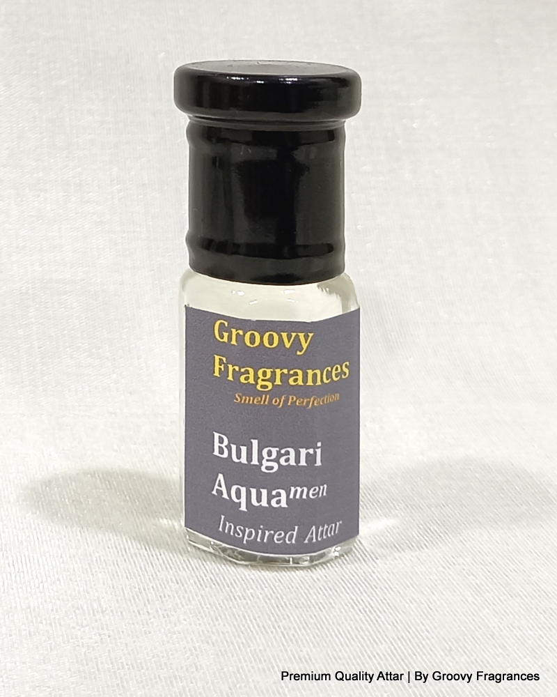 Groovy Fragrances Bulgari Aqua Long Lasting Perfume Roll-On Attar | For Men | Alcohol Free by Groovy Fragrances - 3ML