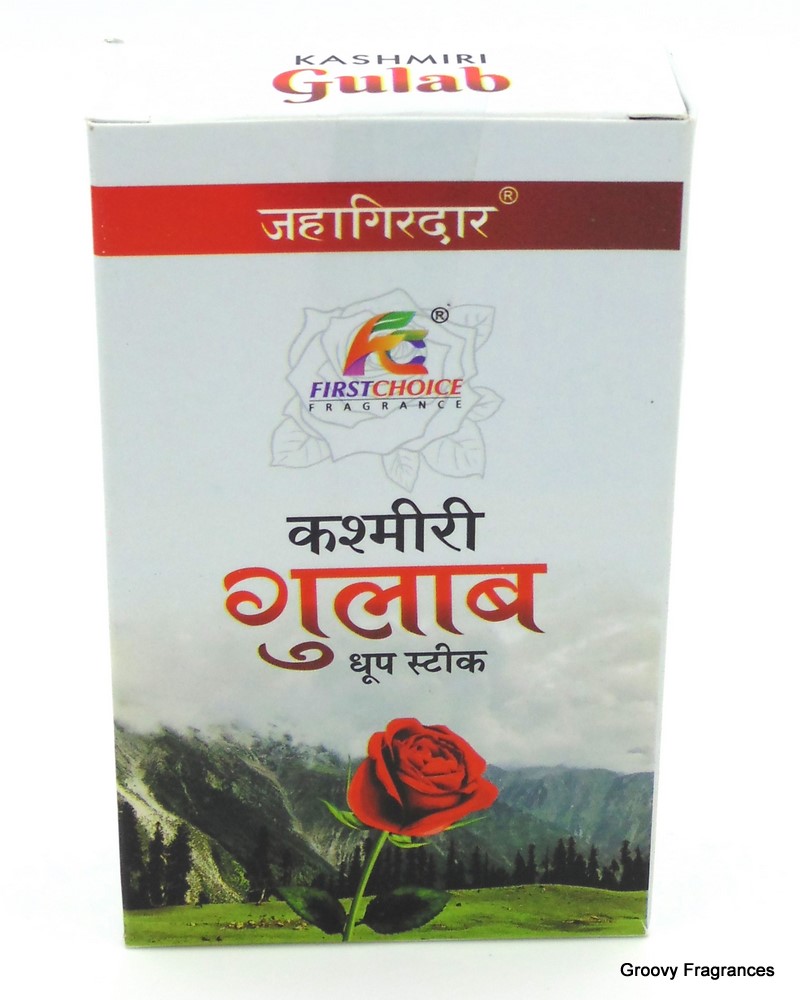 First Choice KASHMIRI Gulab Dhoop Sticks - 20 Sticks