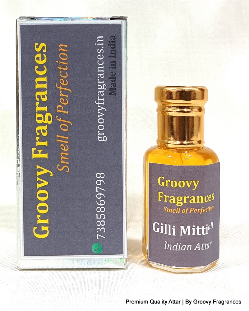 Groovy Fragrances Gilli Mitti Long Lasting Perfume Roll-On Attar | Indian Natural Attar | Alcohol Free by Groovy Fragrances - 12ML