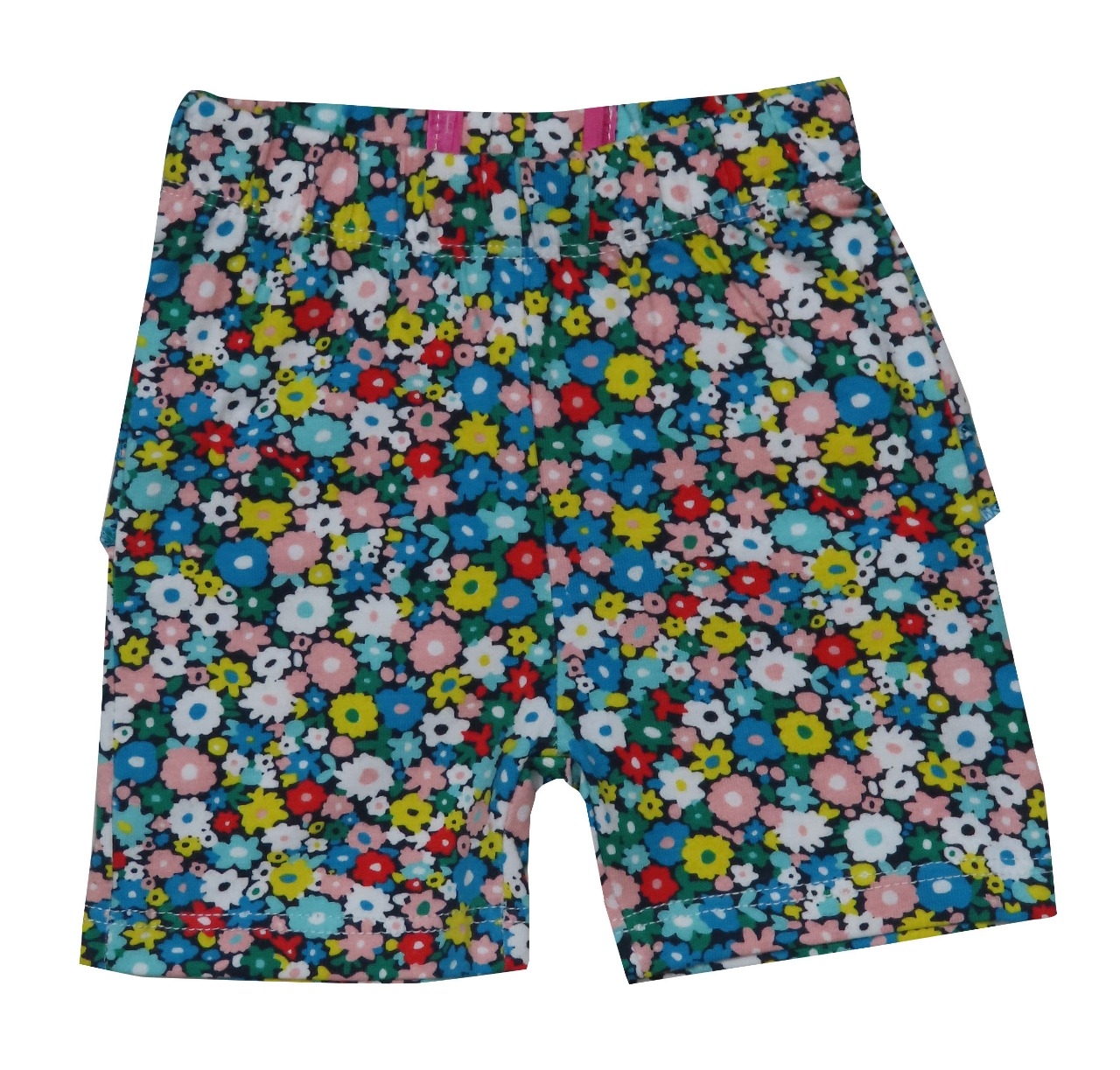 BABY GIRLS KNIT SHORTS  WITH FGILL TRIMS 7B1
