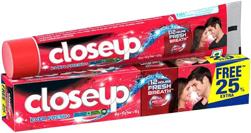 Closeup Ever Fresh+ Red Hot Gel Toothpaste