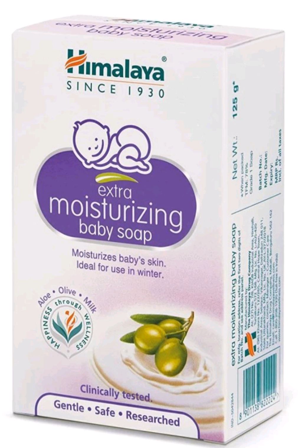 Himalaya Extra Moisturizing Baby Soap (Aloe, Olive and Milk ) - 125g