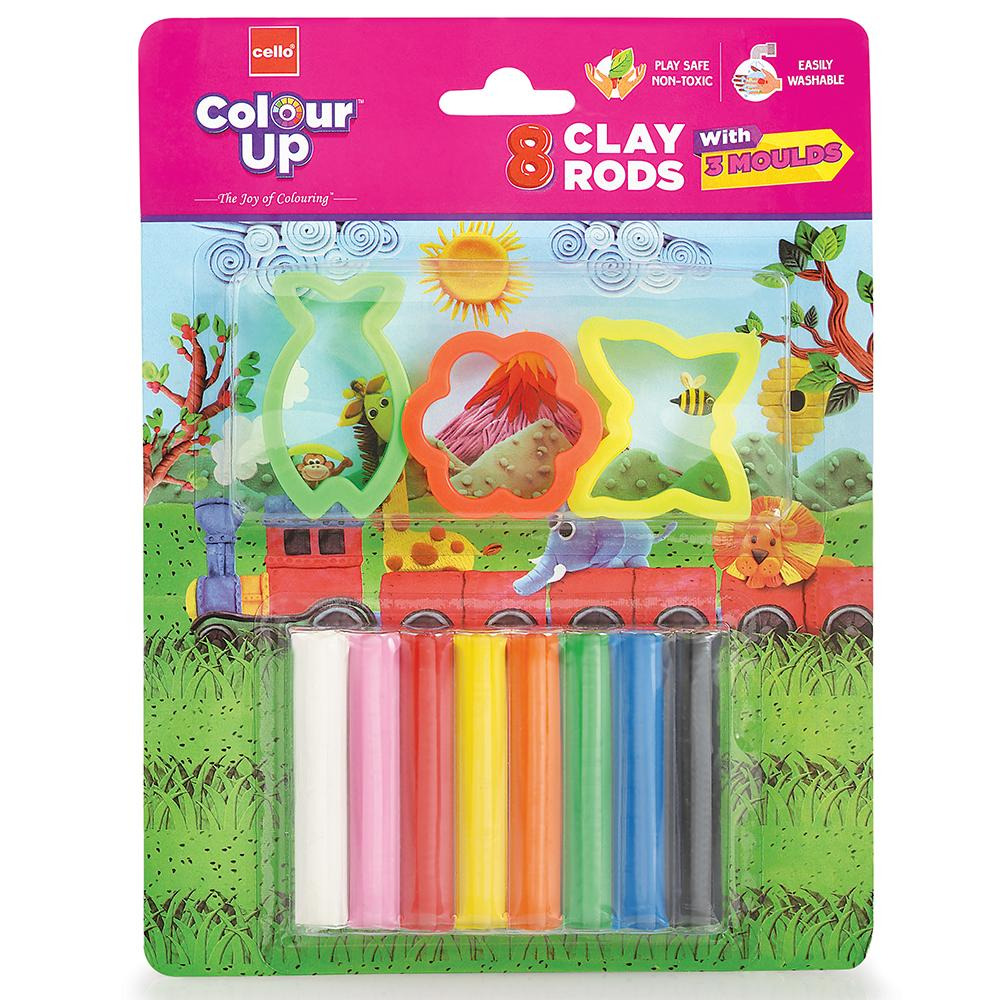 Cello Clay 8 Color 100grm