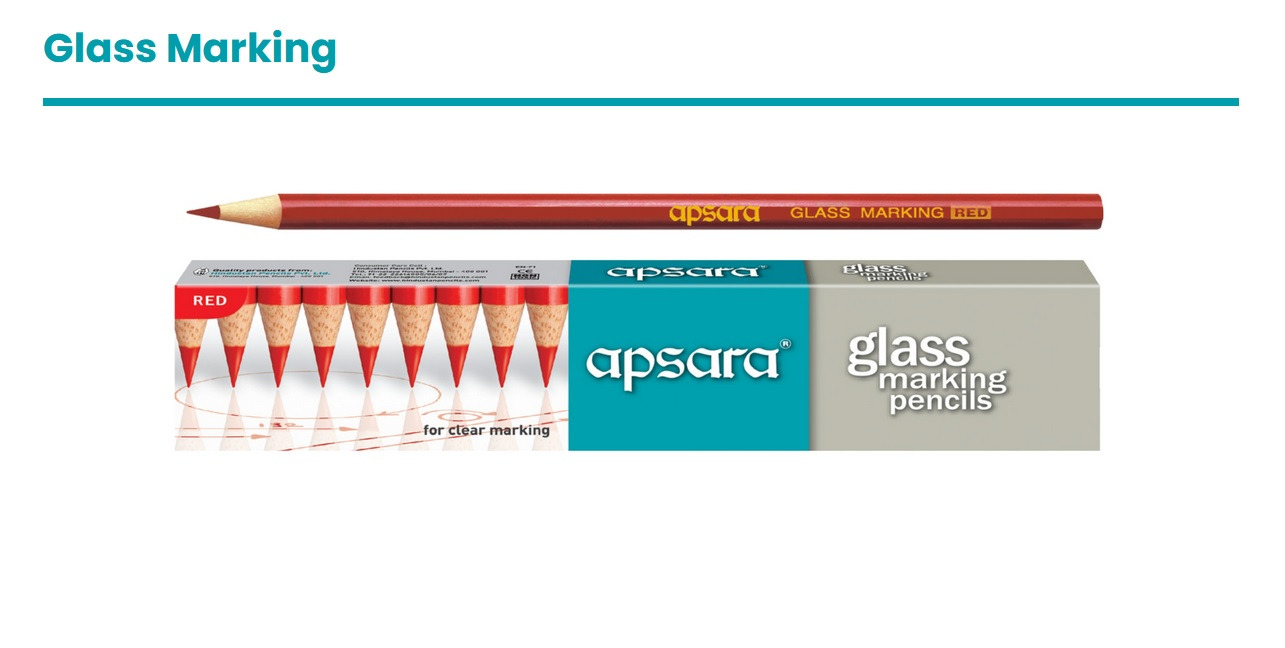 Apsara Glass Marking Pencil (10pc)