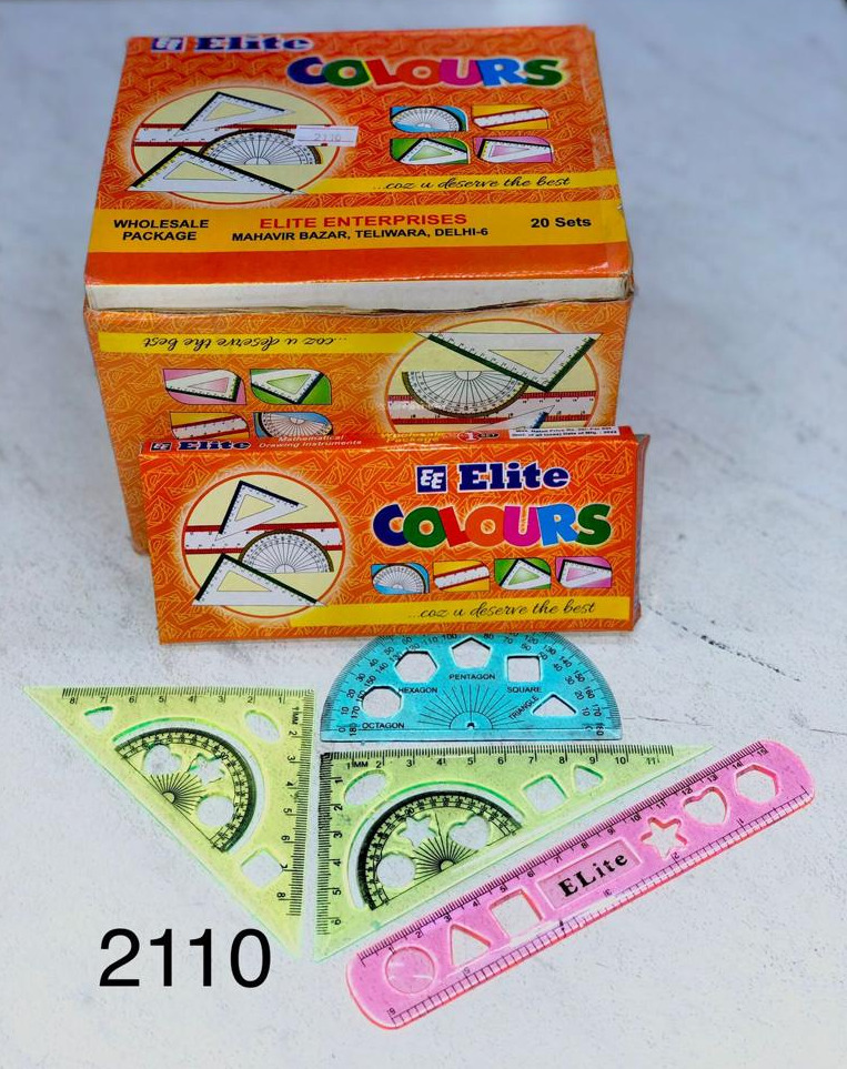 Elite Colors Mathematical Drawing Set 