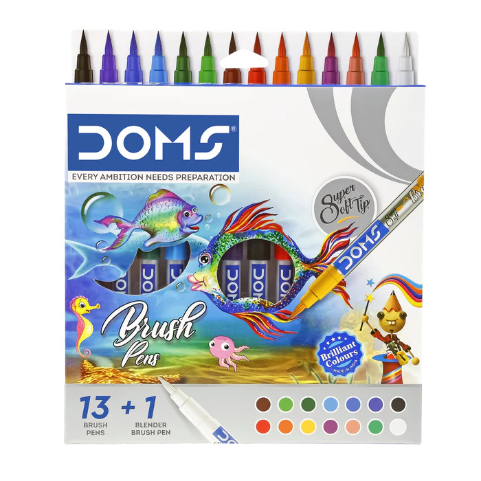 Doms Brush Pen 14 Shades