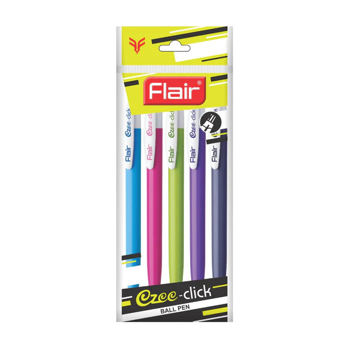Flair Ezze Click Ball Pen (5pc)