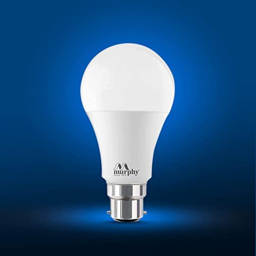 Murphy 9W B22D BEE 3 Star Rated LED Cool Day White Bulb, Pack of 4 (GLO)