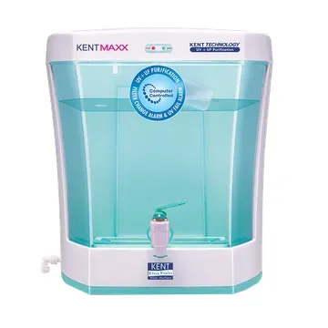 Kent KENT Maxx 7L UV + UF Water Purifier with Double Purification Process (White/Blue) - White/Blue