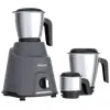 PHILIPS Viva Collection 750 Watt 3 Jars Mixer Grinder (19000 RPM, Hands-free Operation, Cashmere Grey/Bold Black)