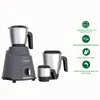 PHILIPS Viva Collection 750 Watt 3 Jars Mixer Grinder (19000 RPM, Hands-free Operation, Cashmere Grey/Bold Black)