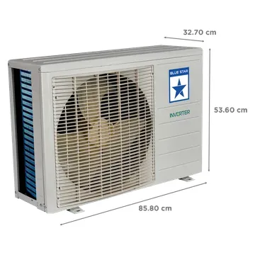 BLUE STAR Blue Star VN 4 in 1 Convertible 1.5 Ton 5 Star Inverter Split AC with Self Diagnosis (Copper Condenser, IA518VNU)