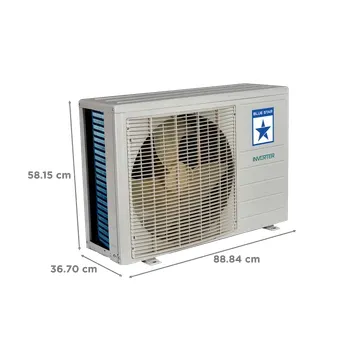 BLUE STAR Blue Star VN 4 in 1 Convertible 1 Ton 3 Star Inverter Split AC with Dust Filter (Copper Condenser, IA312VNU)