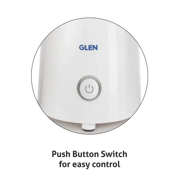 GLEN Glen Electric Mini Grinder, 50gm SS Jar for Dry and Wet Grinding 350W - White (4045 NG)