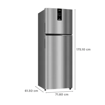 WHIRLPOOL Whirlpool  327 Litres 3 Star Double Door Convertible Refrigerator Intellifresh Pro 375