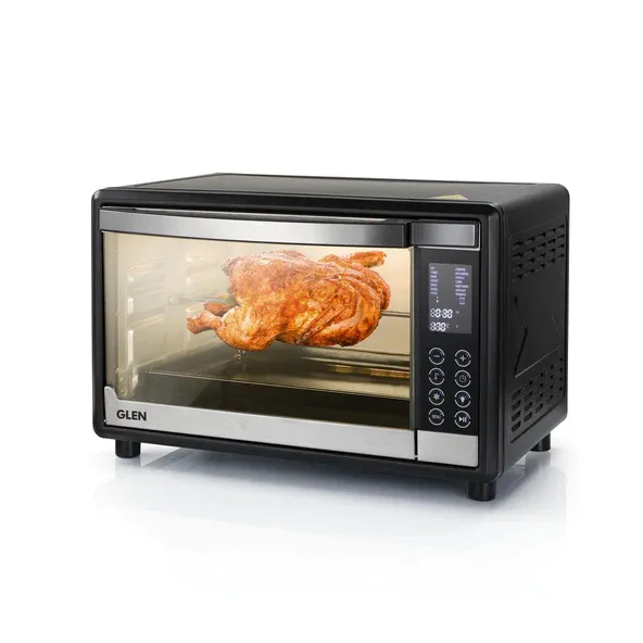 GLEN Glen Digital Oven Toaster Griller (OTG) -35 Litres with Convection, Motorized Rotisserie, 1600W - Black (5035DIGI)