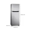 SAMSUNG 236 Litres 2 Star Frost Free Double Door Refrigerator with Digital Inverter Technology (RT28C3032GS/HL, Gray Silver)