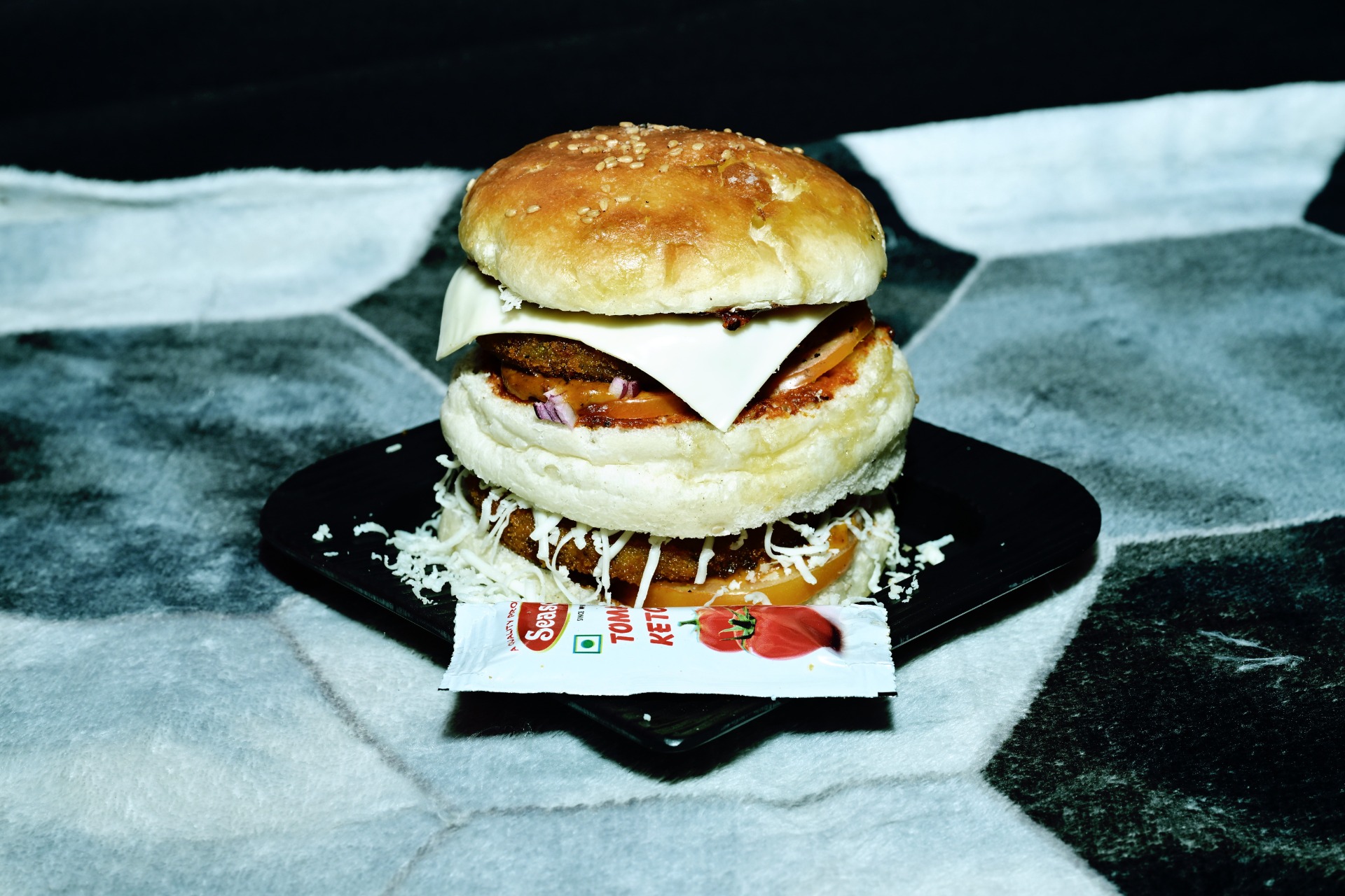 Double Tikki Burger