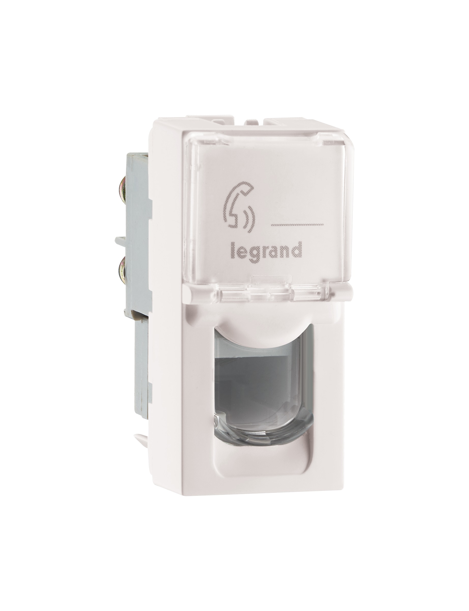 Legrand Myrius Nextgen RJ11 Telephone White (679262)