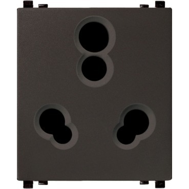 Schneider Zencelo Socket 6A/16A Grey