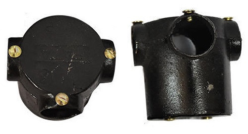 19MM 3Way MS Metal Deep Junction Box (Dozen)