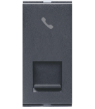 Lisha RJ11 Telephone Socket- Grey