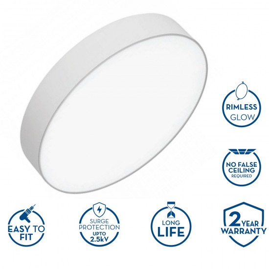 STYLUS ROUND SURFACE LED PANEL CROMPTON - 6W