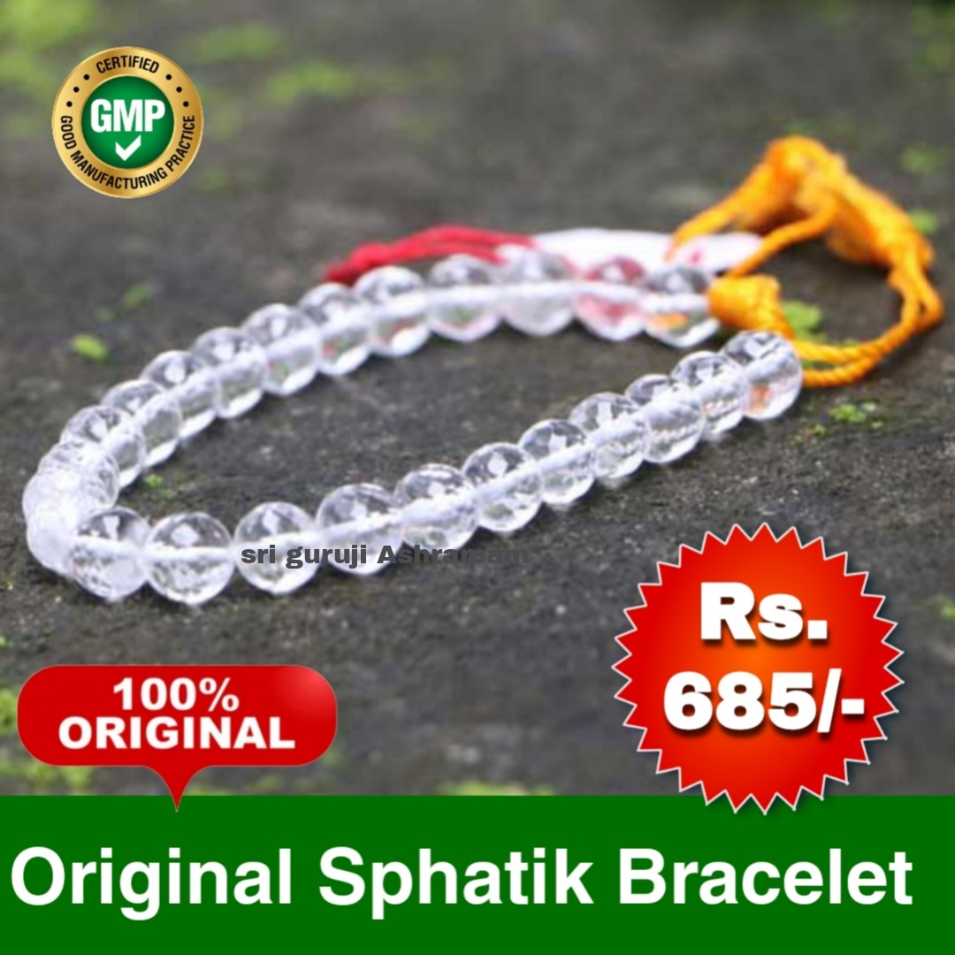 Original Nepal Sphatik Bracelet with certificate