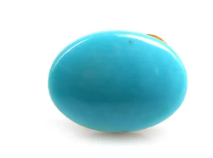 Original Firoza Turquoise Stone With Certificate 4- 6 Carat Capricornus மகரம்