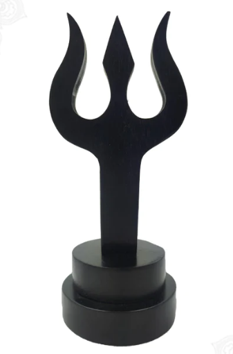 Karungali (Ebony wood) Trishul -3.5 inch with purity certificate