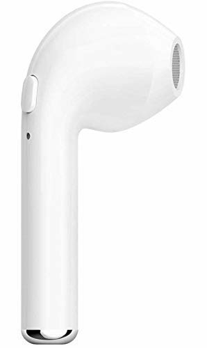 I7 Single Ear Wireless Bluetooth Earbud (1 Piece) - White, Pack Of 1, Most Demanding