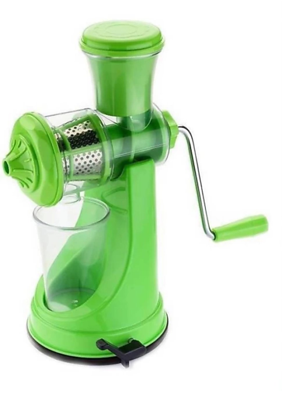 Fruit Juicer | Plastic Juicer with Steel Handle | Hand Juicer | Portable, Easy Operation, Manual Fruit Juicer | Fruit Juicer Machine | Squeeze Healthy Juice | Diwali Gifting - Green, Hand Juicer, Pack Of 1