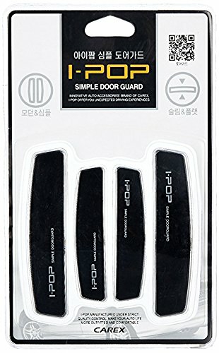 Universal Anti Scratch I Pop Car Door Edge Guard Bumper Scratch Protector Compatible with All Cars Black Colour (Set of 4) - Best For Car Door Safety, Set Of 1