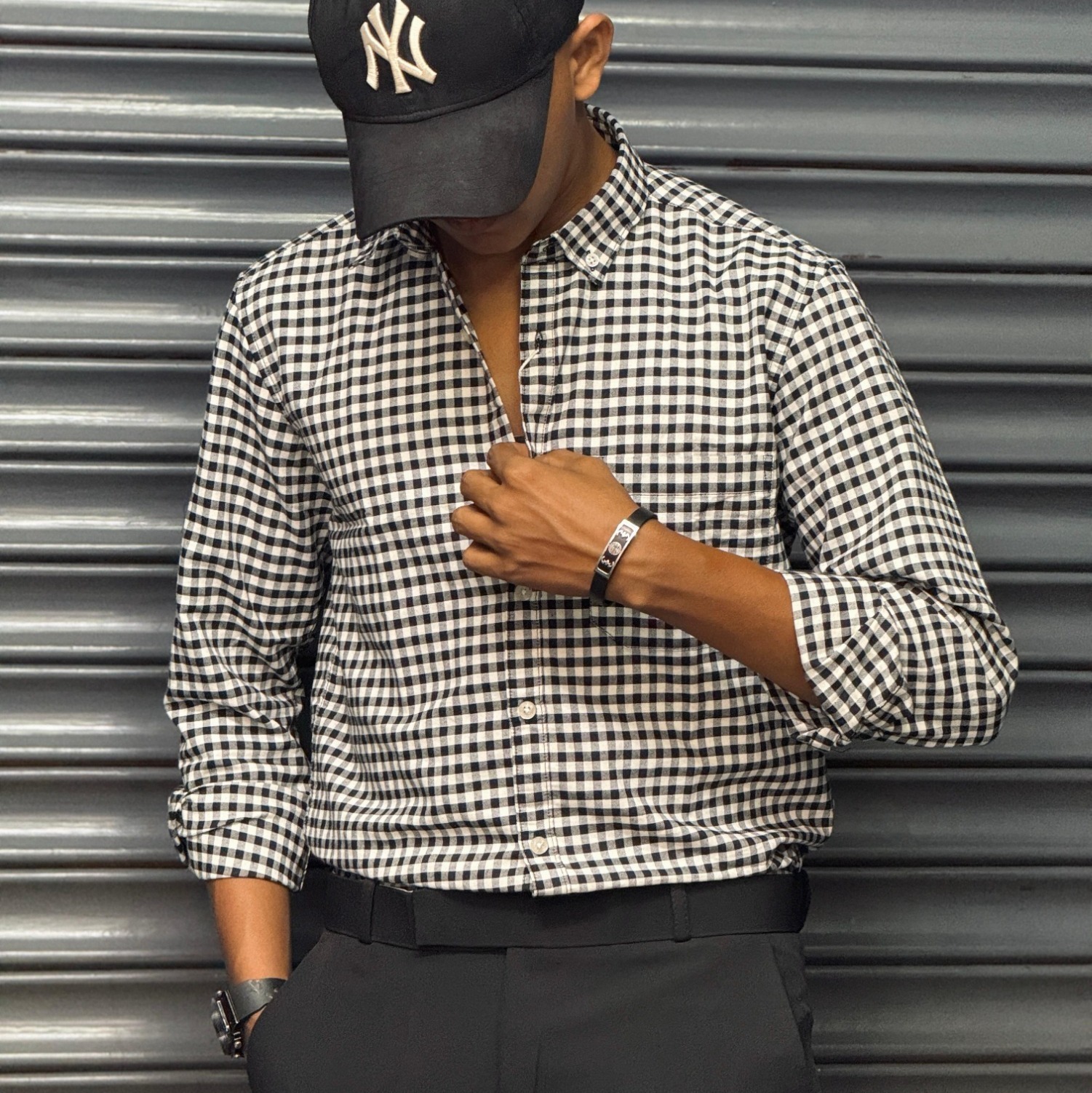 Micro Checks Shirt (M,L,XL)