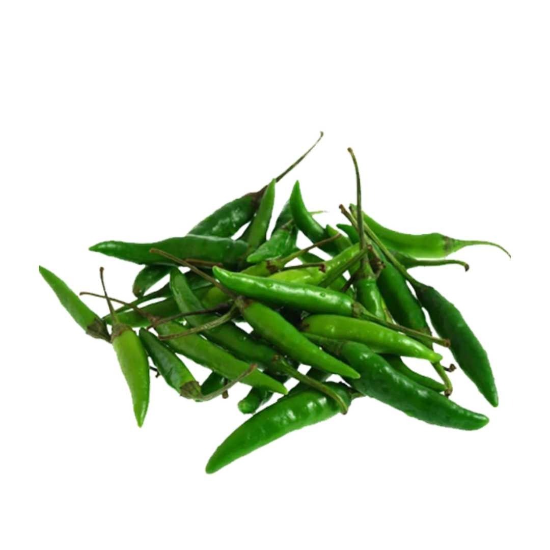 Local Farms Green Chilly - Small - 100gm