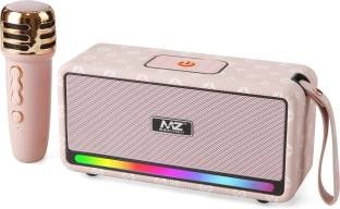 MZ M23VP Portable Bluetooth Speaker - Dynamic Thunder Sound with Wireless Mic, 10W Speaker