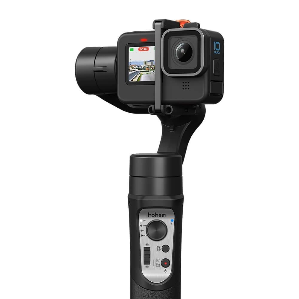 Hohem Pro 4 Handheld Gimbal Stabilizer – 3-Axis Anti-Shake Gimbal for Action Cameras, GoPro, DJI Osmo & Insta360