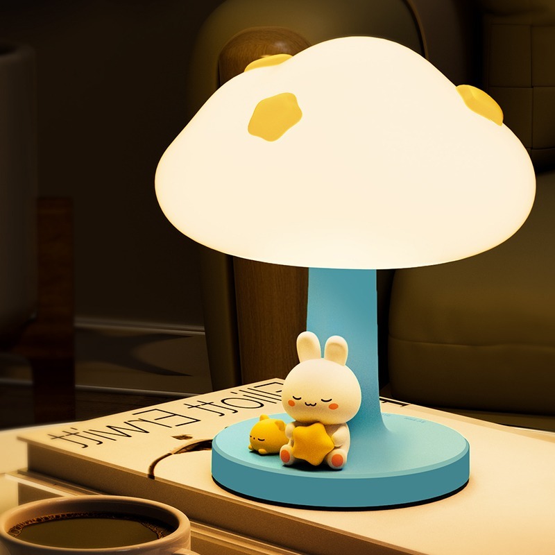 Cute Cloud Night Light | LED Atmosphere Lamp for Kids’ Room | Soft & Rechargeable