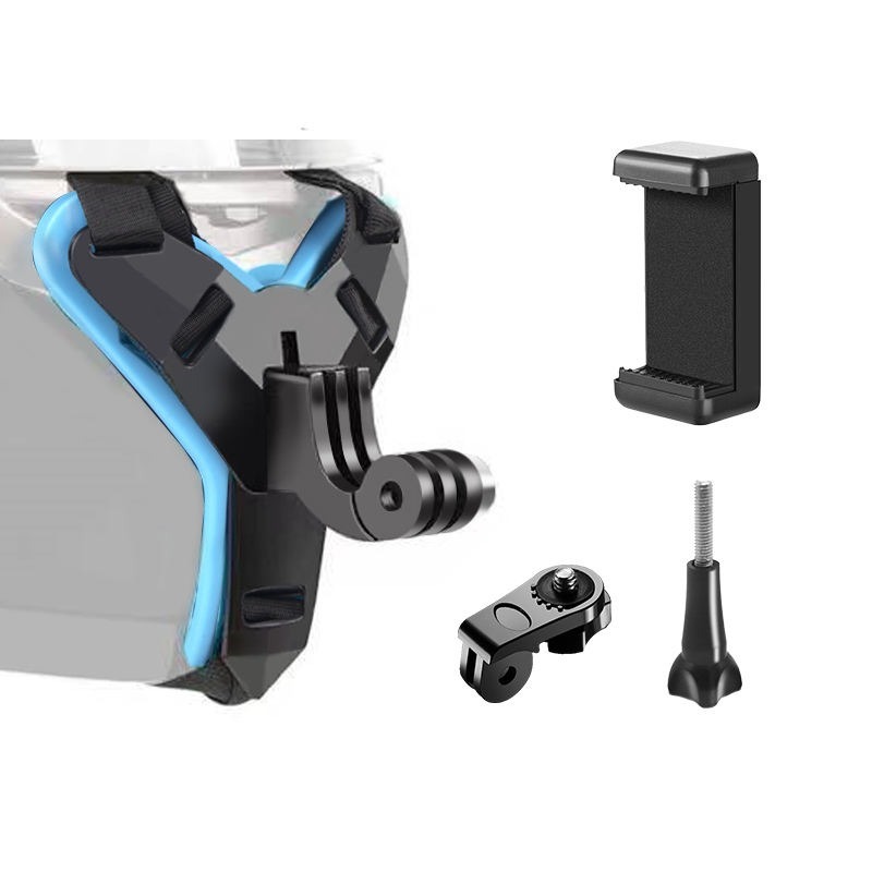 Helmet Chin Strap Mount for Action Camera – Secure & Adjustable POV Accessory | Helmet mount 
