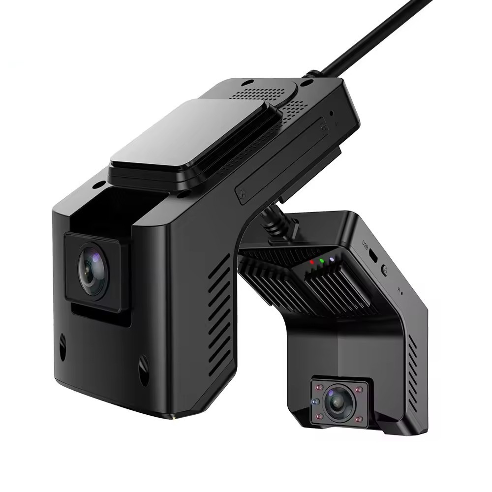 T2 4G WiFi GPS Dual Dash Cam – LTE, Night Vision, G-Sensor & Front + Inside Recording