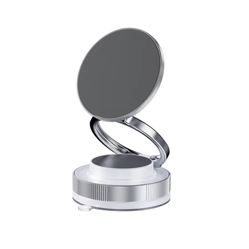 Universal Stable Vacuum Suction Magnetic Phone Holder | Home & Office Foldable Bracket