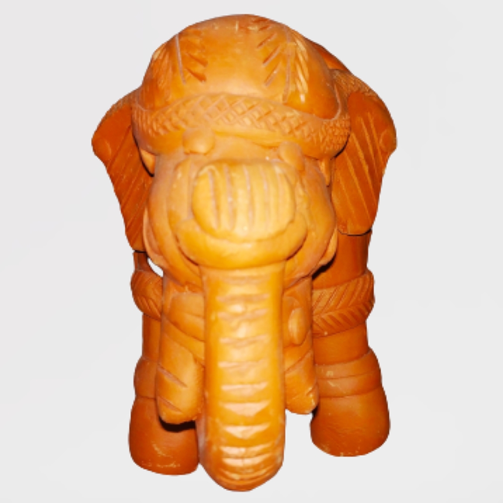 Clay Elephant Statue 