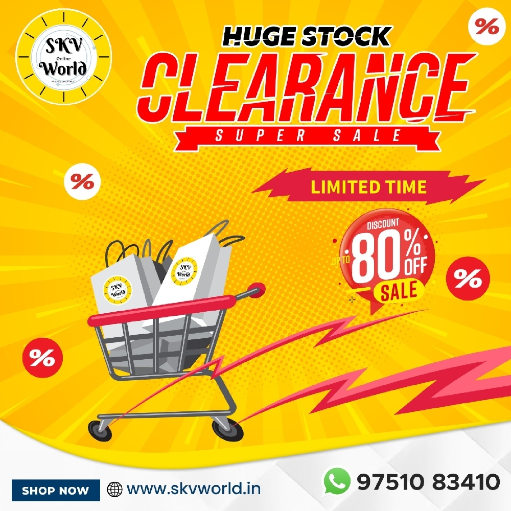 Stock Clearance Sale - SKV WORLD