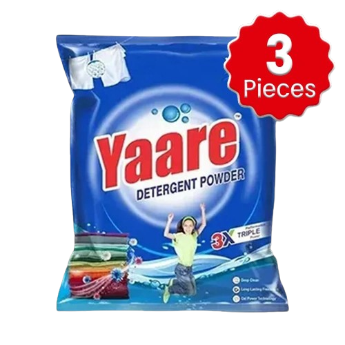 Yaare Detergent Powder - 1 kg (Pack) x 3