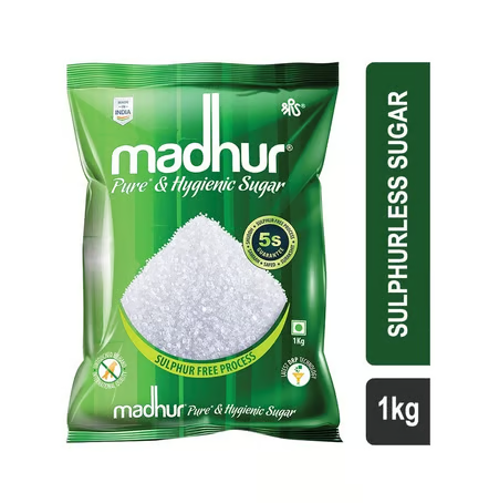 Madhur Pure & Hygienic Sulphurless Sugar - 1 kg