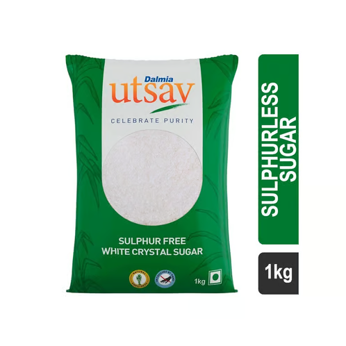 Dalmia Utsav White Crystal Sulphurless Sugar - 1 Kg