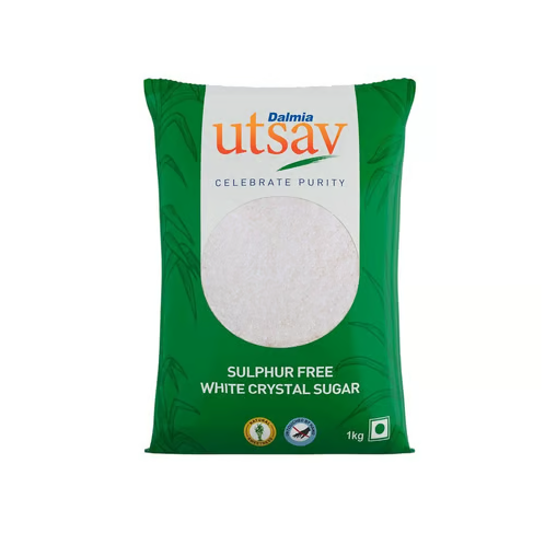 Dalmia Utsav White Crystal Sulphurless Sugar - 1 Kg