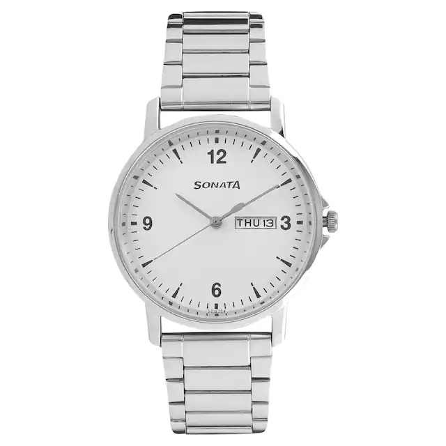 Sonata  NP77083SM01 Analog Watch - For Men