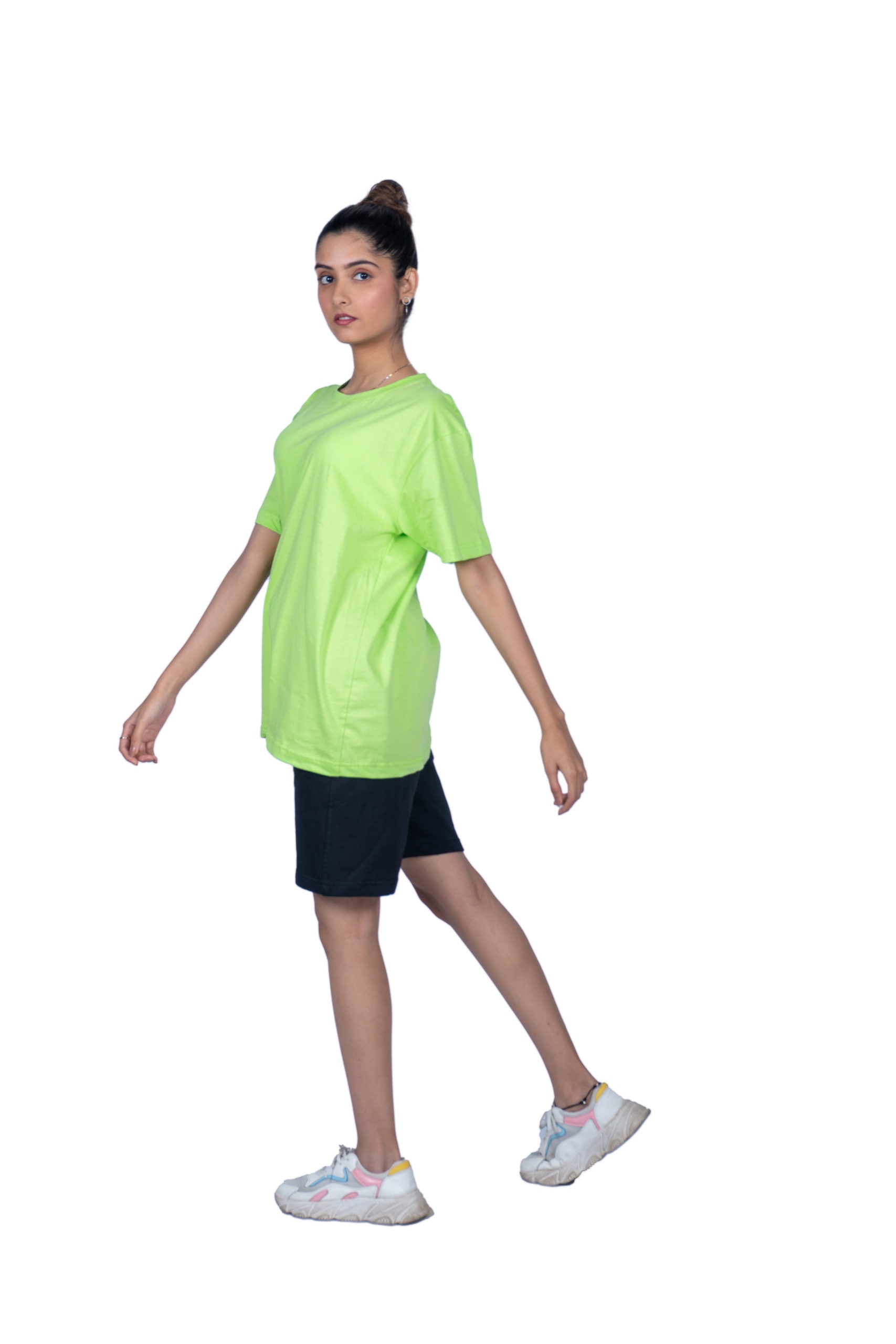 Apple Green Sun Plain Women's T-Shirt